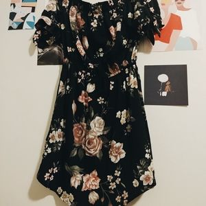 Mini floral dress